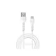 Devia Kintone Cable V2 Series 10W USB/Type-C adat-és töltőkábel 1m - fehér - OEM