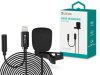 Devia Smart Series vezetékes influenszer mikrofon Lightning - fekete