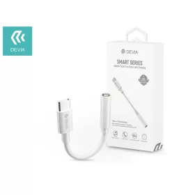   Devia Smart Series Type-C - 3,5mm jack audio adapter - fehér