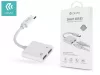 Devia Smart Series Type-C 2x Type-C audio adapter - fehér