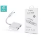 Devia Smart Series Type-C 2x Type-C audio adapter - fehér