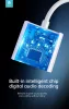 Devia Smart Series Type-C 2x Type-C audio adapter - fehér