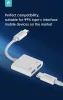 Devia Smart Series Type-C 2x Type-C audio adapter - fehér
