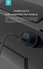 Devia szivargyújtós töltő adapter USB + Type-C bemenettel + Lightning - Type-C  kábel - 52,5W - Devia Extreme Speed Series Quick Car Charger Set PD 30W + QC 3.0- fekete