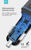 Devia szivargyújtós töltő adapter USB + Type-C bemenettel + Lightning - Type-C  kábel - 52,5W - Devia Extreme Speed Series Quick Car Charger Set PD 30W + QC 3.0- fekete