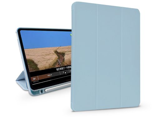 Devia Leather tablet tok (Smart Case) - Apple iPad 10.2 (2019/2020/2021) - kék