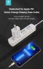 Devia USB - Lightning adat- és töltőkábel 1,5 m-es vezetékkel - Devia Mars      Series Cable With Lightning - 5V/2,1A - ezüst/fekete