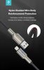 Devia USB - Lightning adat- és töltőkábel 1,5 m-es vezetékkel - Devia Mars      Series Cable With Lightning - 5V/2,1A - ezüst/fekete