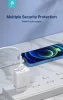 Devia Smart Series 12W 2xUSB hálózati töltő adapter + Lightning/USB kábel 1m - fehér