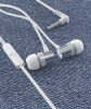Devia univerzális sztereó felvevős fülhallgató - 3,5 mm jack - Devia Kintone Series Metal Earphone - fehér