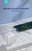 Devia Smart Series 12W 2xUSB hálózati töltő adapter + USB/Type-C kábel 1m - fehér