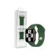 Devia Deluxe Series Sport Apple Watch szilikon sport szíj - 38/40/41mm - zöld