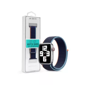   Devia Deluxe Series Sport3 Apple Watch szövet sport szíj - 42/44/45/49mm - sötétkék