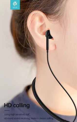 Devia Kintone Series Sport Bluetooth sztereó fülhallgató - fekete