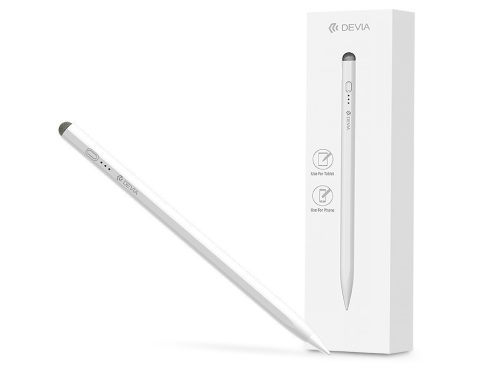 Devia Screen Pencil aktív toll rajzoláshoz, jegyzeteléshez, 2018 után gyártott Apple iPad készülékhez - fehér