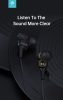 Devia univerzális sztereó felvevős fülhallgató - 3,5 mm jack - Devia Smart      Series Dual Speakers Wired Earphone - fekete
