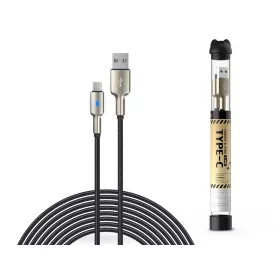  Devia Tube Mars Series USB/Type-C adat- és töltőkábel 1m - 5V/2,1A - fekete