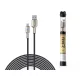 Devia Tube Mars Series USB/Type-C adat- és töltőkábel 1m - 5V/2,1A - fekete
