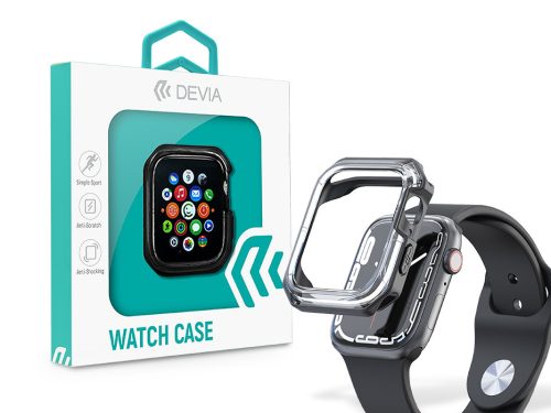 Devia Sport Series Apple Watch ütésálló védőtok - 45mm - fekete