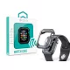 Devia Sport Series Apple Watch ütésálló védőtok - 45mm - fekete/átlátszó