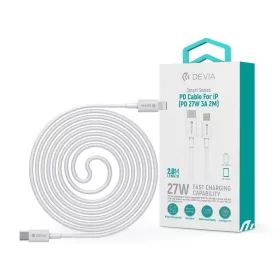   Devia Smart Series 27W PD USB Type-C/Lightning adat- és töltőkábel 2m - fehér
