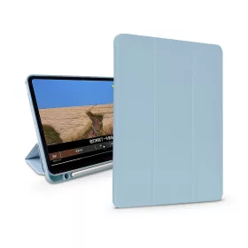   Devia Leather tablet tok (Smart Case) - Apple iPad Air 4/5 (2020/2022) 10.9/Air 6 (2024) 11" - kék