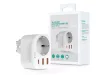 Devia Smart Series 20W PD hálózati csatlakozóaljzat 2xUSB/Type-C - fehér