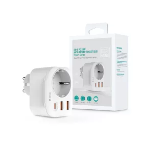   Devia Smart Series 20W PD hálózati csatlakozóaljzat 2xUSB/Type-C - fehér