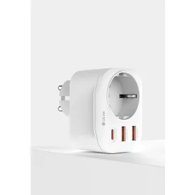   Devia Smart Series 20W PD hálózati csatlakozóaljzat 2xUSB/Type-C - fehér