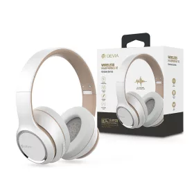   Devia Kintone Series V2 Bluetooth sztereó fejhallgató beépített mikrofonnal - fehér
