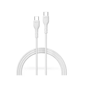   Devia Kintone Series 15W Type-C/Type-C adat- és töltőkábel 1m - fehér - OEM