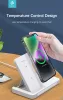 Devia Smart Series 15W Qi 3 In 1 vezeték nélküli töltő Smartphone/iWatch/Airpods - fehér