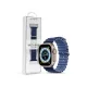 Devia Deluxe Series Sport6 Apple Watch szilikon sport szíj - 42/44/45/49mm - kék
