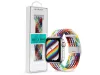 Devia Deluxe Series Sport4 Apple Watch fonott szövet sport szíj - 42/44/45/49mm - szivárvány