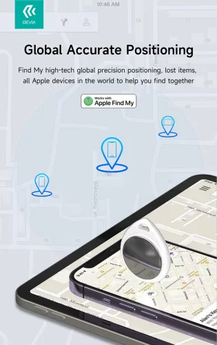 Devia Anti-lost Device bluetooth AirTag - DropTag - fehér