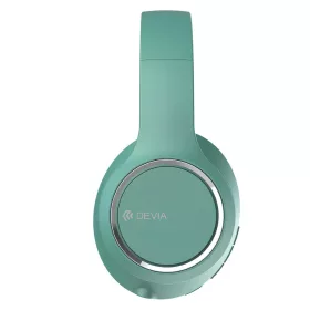   Devia Kintone Series V2 Bluetooth sztereó fejhallgató beépített mikrofonnal - zöld