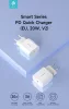 Devia Smart Series V2 20W PD hálózati gyorstöltő adapter Type-C - fehér
