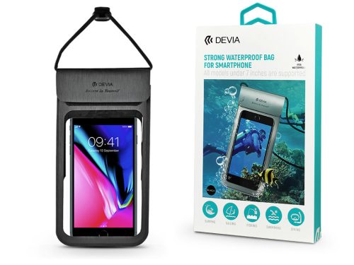 Devia univerzális vízálló tok max. 7" méret - fekete