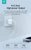 Devia Smart Series 20W PD+QC hálózati gyorstöltő adapter V2 Type-C/USB - fehér