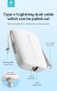 Devia Kintone Series - USB + Type-C - powerbank + Type-C/Lightning kábel -      10.000 mAh - fekete