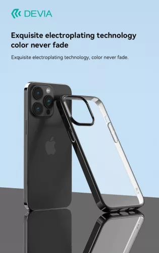 Devia Glimmer Series tok - Apple iPhone 15 Pro Max - kék