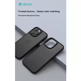   Devia Pino Series ütésálló tok - Apple iPhone 15 Pro Max - kék