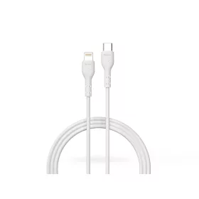   Devia Kintone Series 27W PD Type-C/Lightning adat- és töltőkábel 1m - fehér - OEM