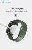 Devia Smart Series 2 in 1 mágneses töltőkábel Apple Watch-hoz + USB-A/Lightning kábel - fehér