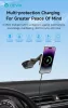 Devia Smart Series Magnetic 15W műszerfalra/szélvédőre vezeték nélküli autós töltő/tartó - fekete