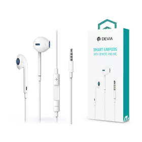 Devia Smart sztereó fülhallgató 3,5mm jack - fehér