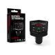 Maxlife MXFT-02 Bluetooth FM-transmitter/autós töltő 15W - 2xUSB/microSD kártyaolvasó - fekete