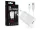 Maxlife MXTC-01 10W hálózati töltő adapter + USB/Type-C kábel 1m - fehér