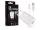 Maxlife MXTC-01 5W hálózati töltő adapter + USB/Lightning kábel 1m - fehér