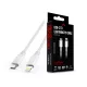 Maxlife MXUC-05 20W PD Type-C/Lightning adat- és töltőkábel 1m - fehér